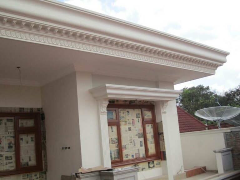 Resplang Lisplang  Cor Teras  Rumah  Minimalis  Motif 